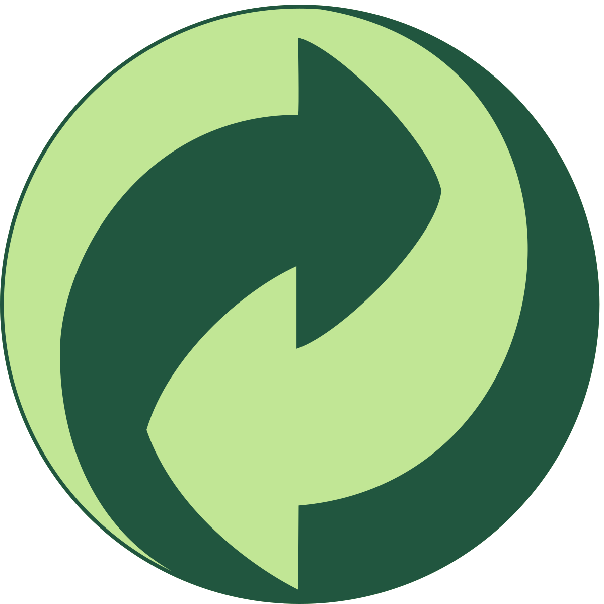 The green dot symbol