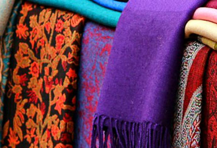 Colourful scarfs