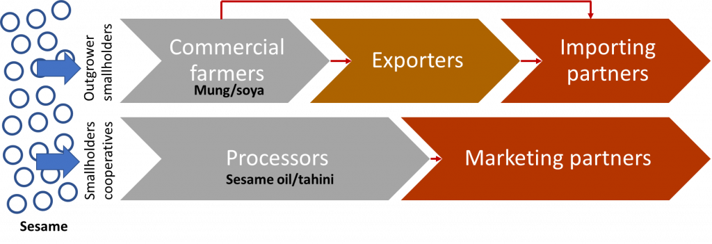 The main recommended partners for an intervention