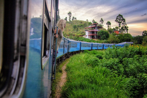 Train travel in Sri Lanka