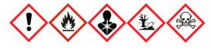 Hazard symbols for black pepper oleoresins