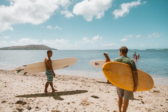 Most surf tourists are independent travellers