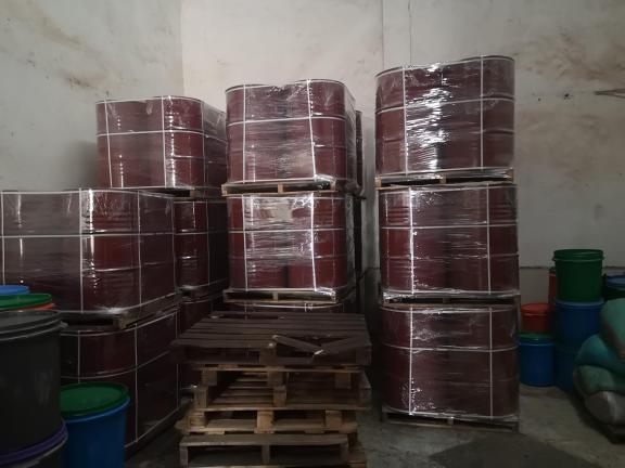 Examples of packed goods on pallets ready for shipment
