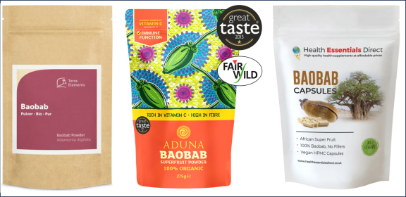 Baobab product offerings on the European market