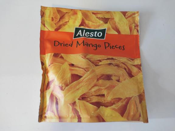 Dried mango pieces sold by German discounter Lidl