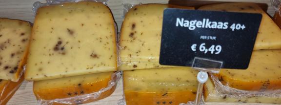 Clove cheese in a Dutch supermarket