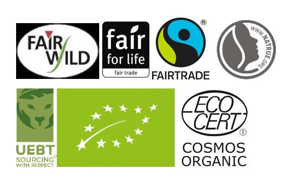 Examples of certification schemes that show your commitment to sustainable production