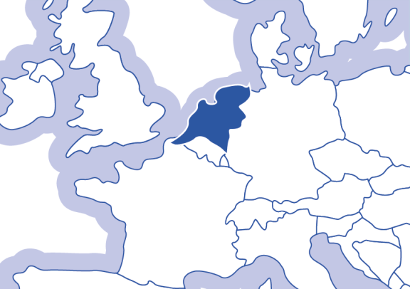 The Netherlands is a country in Western Europe