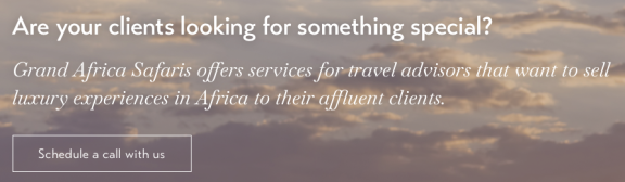Clear offer from a service-orientated tourism website