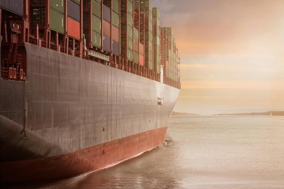 cocoa enters the European market via large container ships