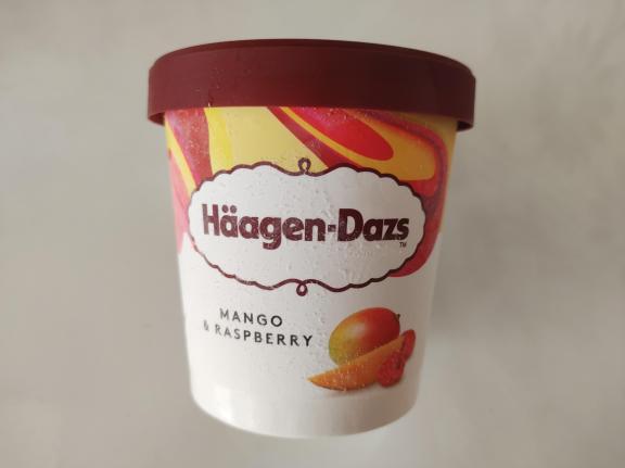 Häagen-Dazs raspberry mango ice cream