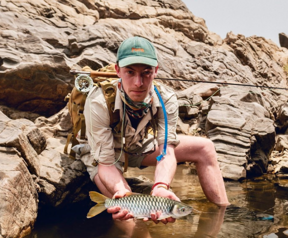 Anglers like to show off their catch 