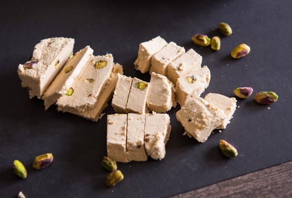 Halva is a popular sesame product in Greece 