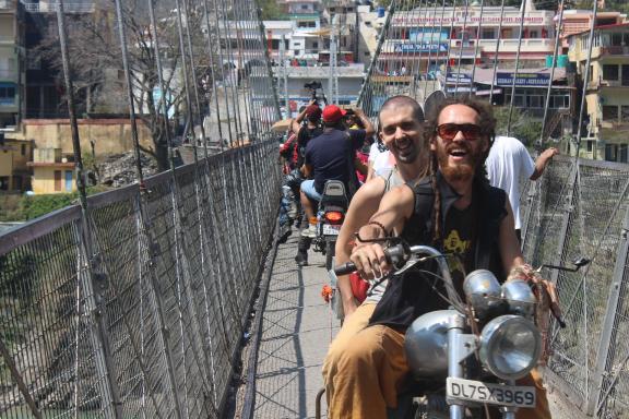 otorbike tours are popular urban experiences in Rishikesh, India