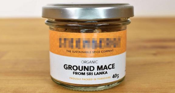 Organic mace sold by a leading organic spices and herbs importer