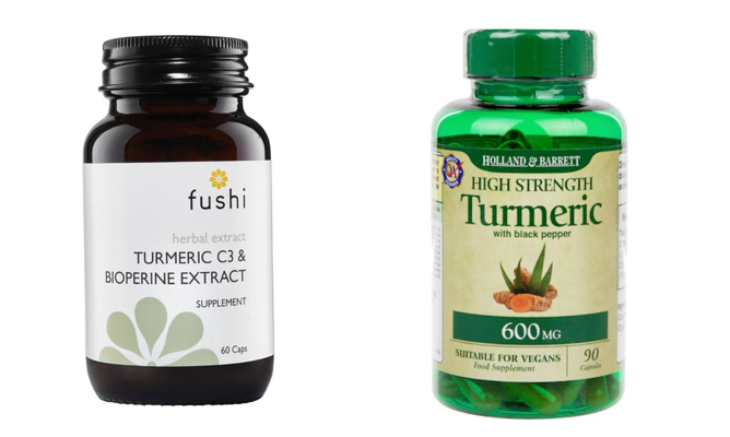 Examples of turmeric extract available on the European market