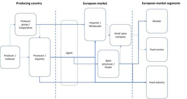 European market channels for cinnamon