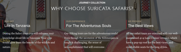 Why choose Suricata Safaris?