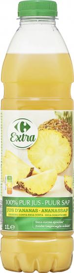 Pineapple juice private label ‘Carrefour Extra